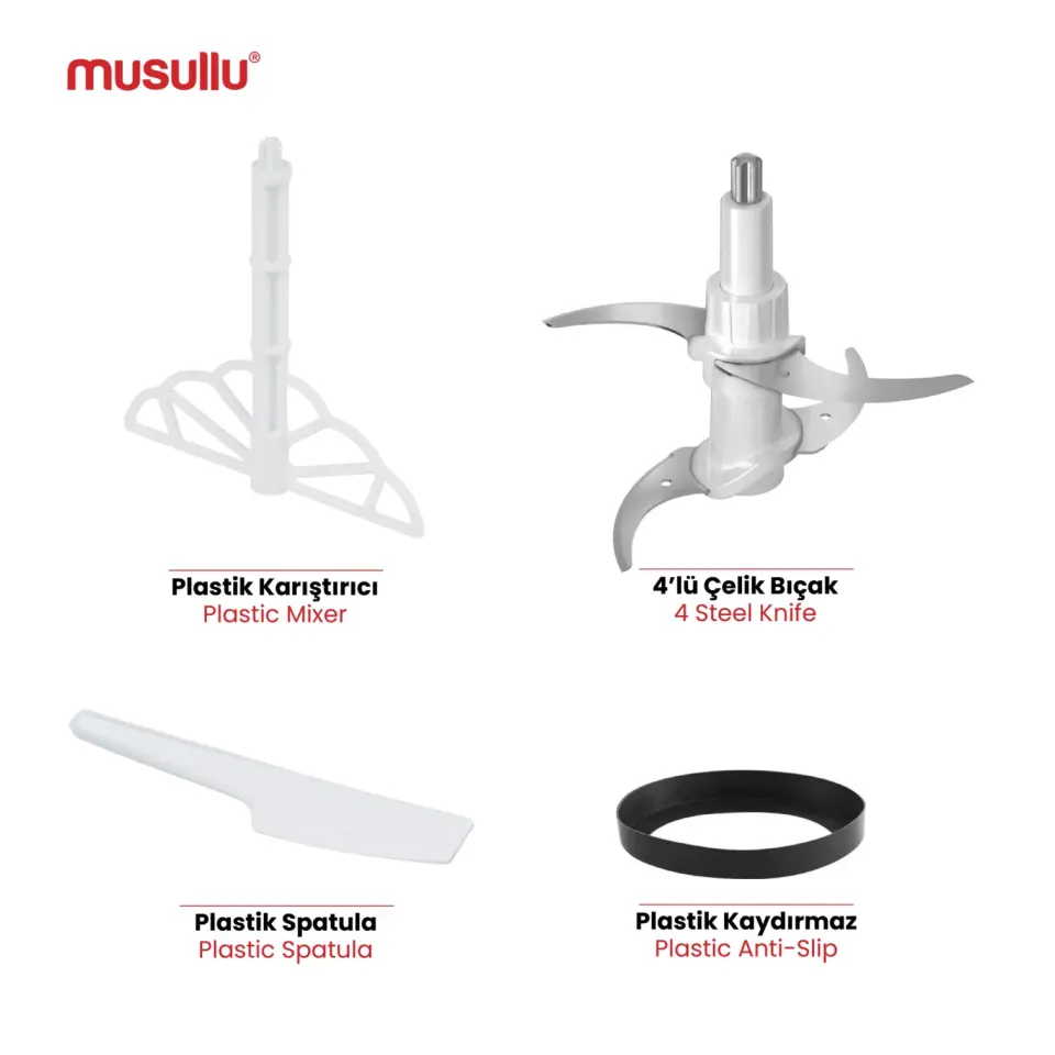 Musullu Msl-1225-2Rondo Doğrayıcı