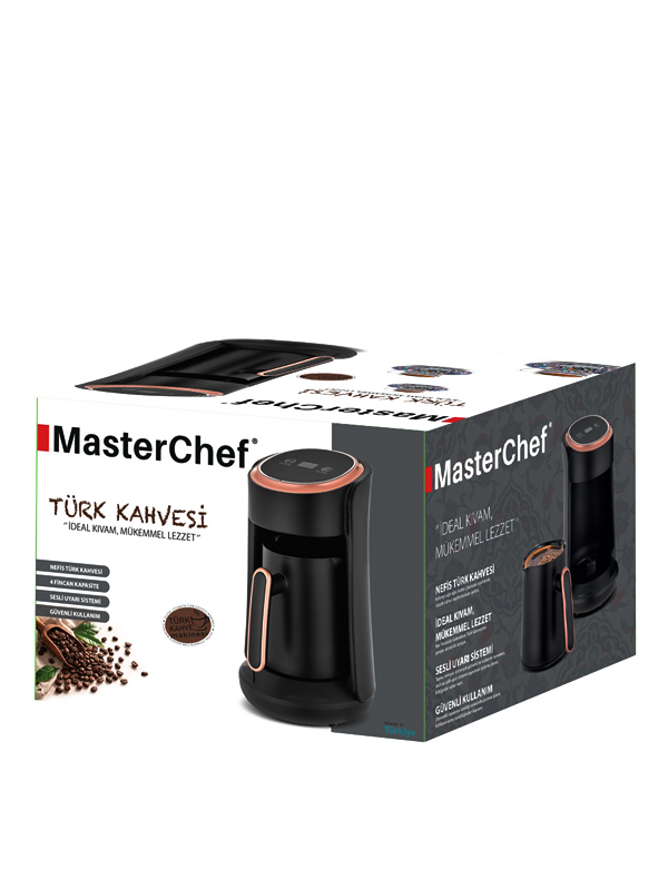 MasterChef Tekli Közde Türk Kahve Makinesi – 4 Fincan Kapasiteli Bol Köpüklü Kahve Makinesi