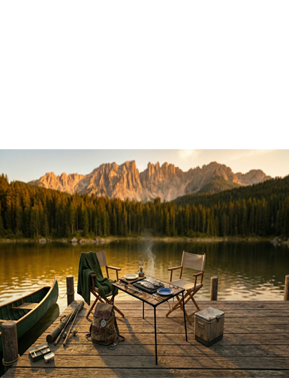 Katlanır Kamp Mangal Masası -Mangallı Piknik Masası