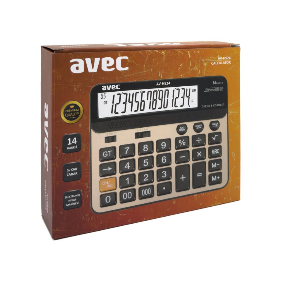 AVEC AV-H924 HESAP MAKİNESİ
