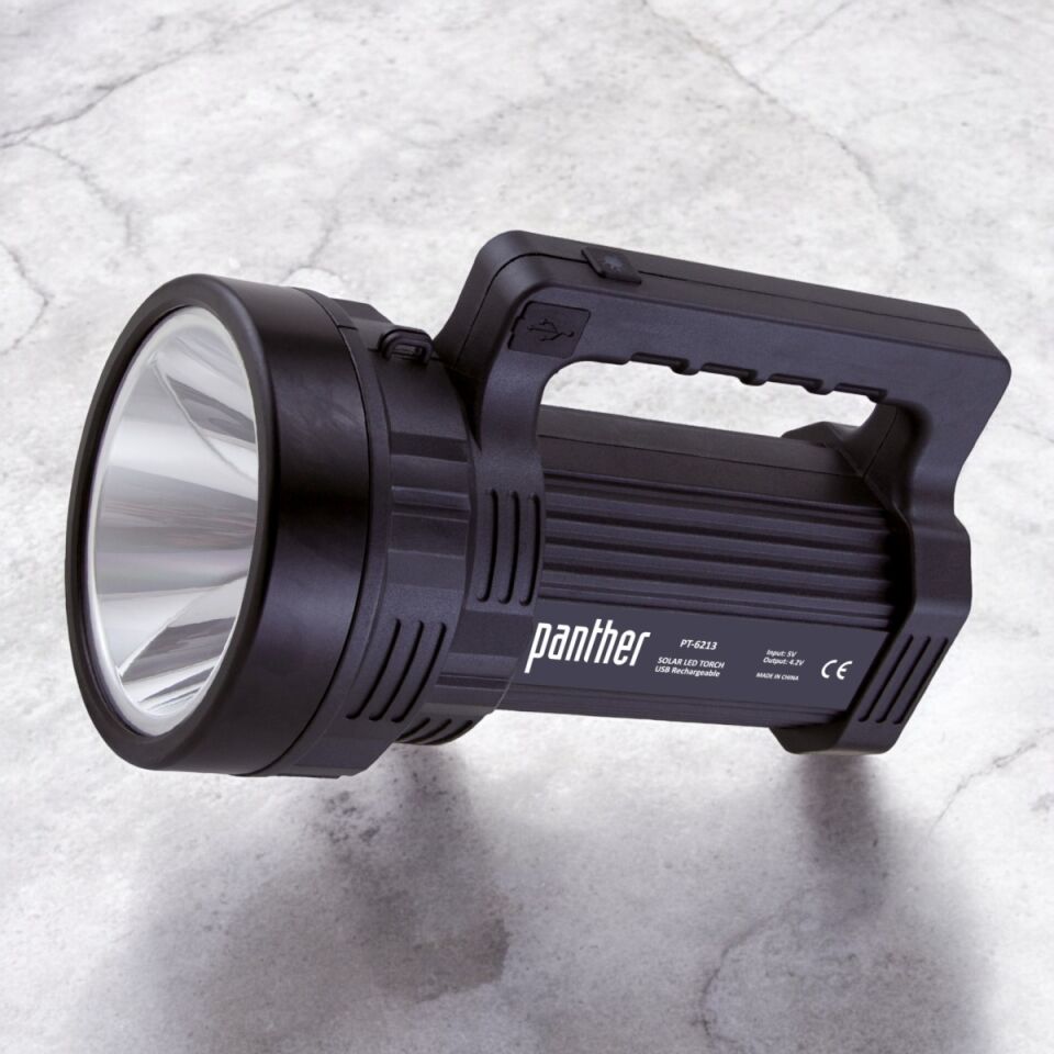 Panther PT-6213 USB Şarjlı Solar El Feneri