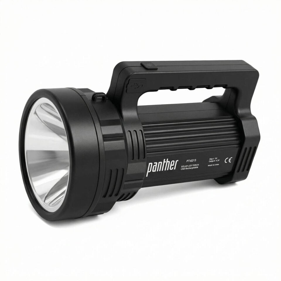 Panther PT-6213 USB Şarjlı Solar El Feneri