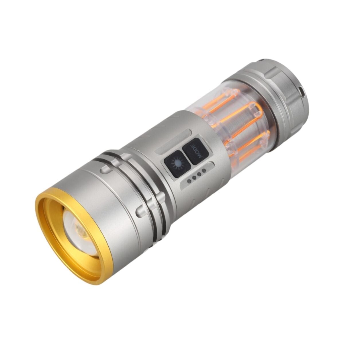 Panther PT-4128 USB Şarjlı Profesyonel Çift LED El Feneri
