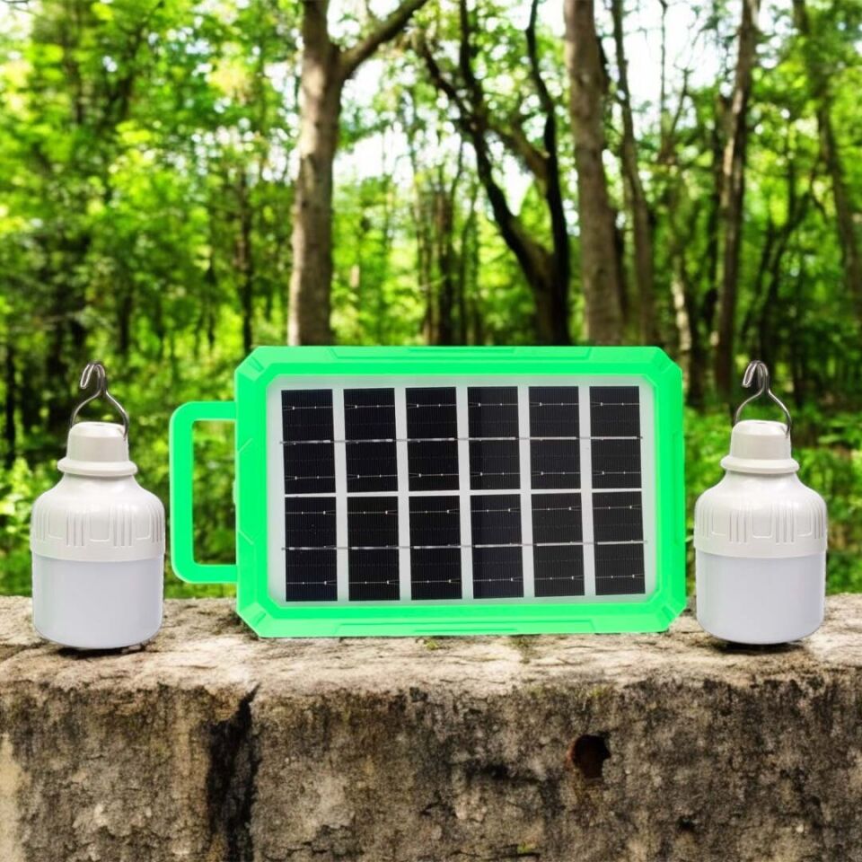 PANTHER PT-S600 ŞARJLI SOLAR KAMP SETİ