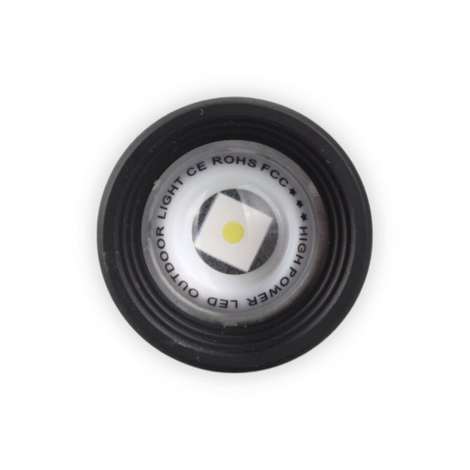 Panther PT-8463 USB Şarjlı Profesyonel Klipsli Çift LED El Feneri