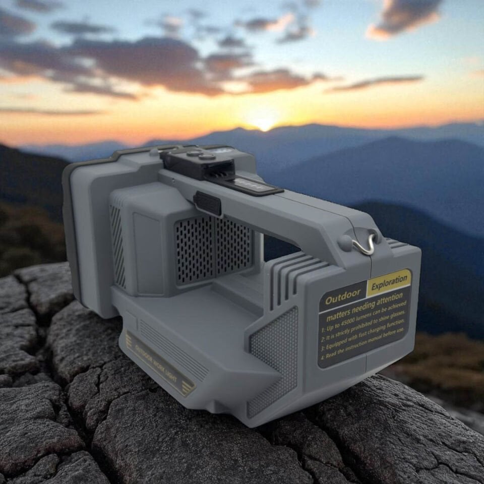 Panther PT-8437 USB Şarjlı Solar Profesyonel Arama Feneri
