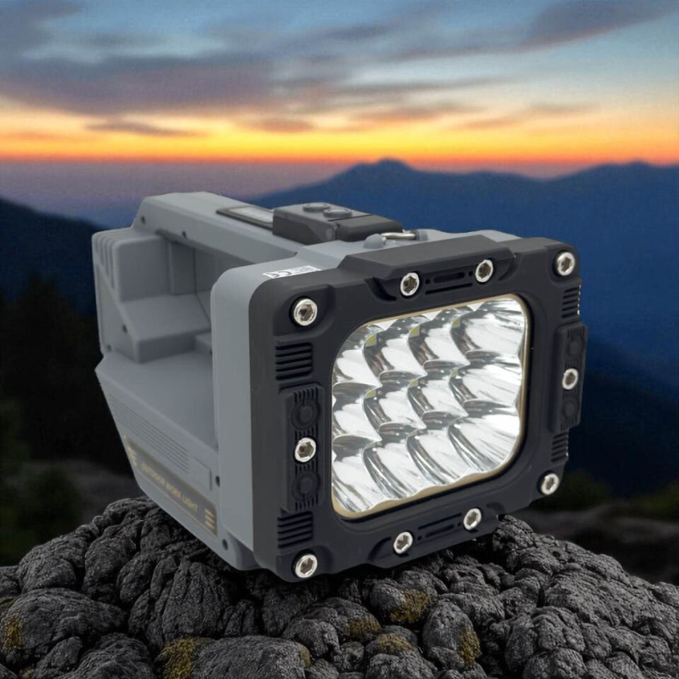 Panther PT-8437 USB Şarjlı Solar Profesyonel Arama Feneri