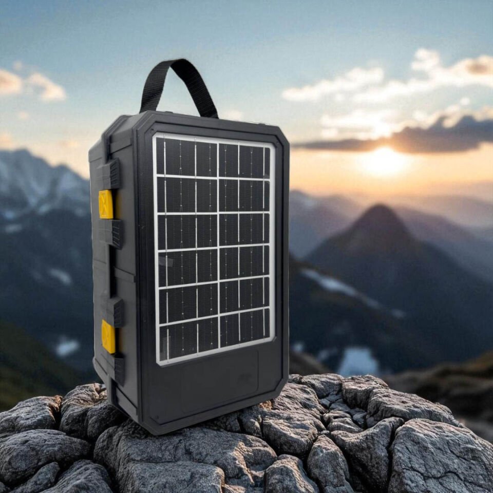 Panther PT-8437 USB Şarjlı Solar Profesyonel Arama Feneri