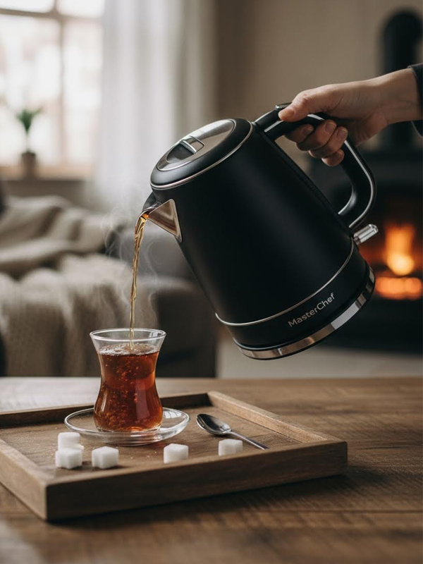 MasterChef Çelik Kettle Plasik Kaplama 1,8lt