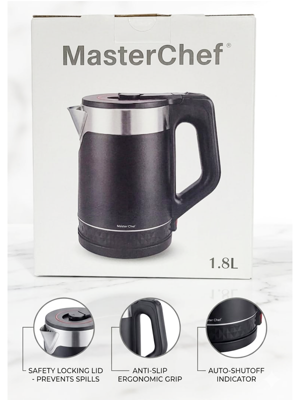 MasterChef Çelik Kettle Plasik Kaplama 1,8lt