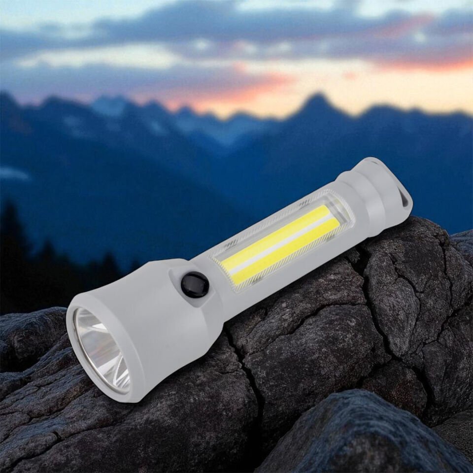 Panther PT-6890 USB Şarjlı Çift LED Fonksiyonel El Feneri