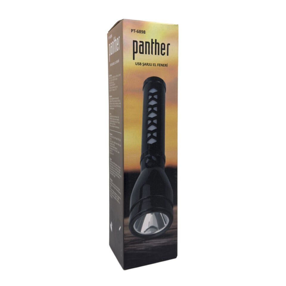 Panther USB Şarjlı El Feneri