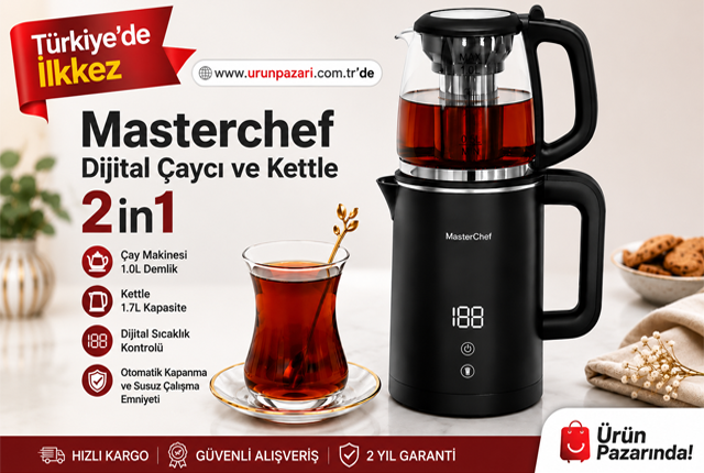 Masterchef Dijital Çay Makinesi