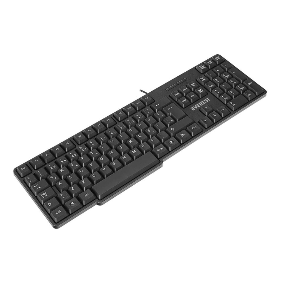 EVEREST KB-517U SİYAH USB Q KLAVYE