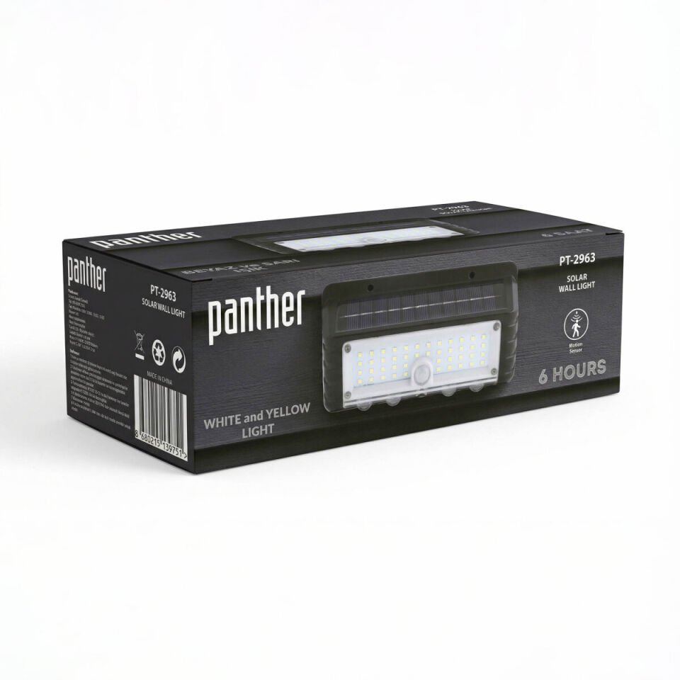 PANTHER PT-2963 SOLAR LED DUVAR LAMBASI