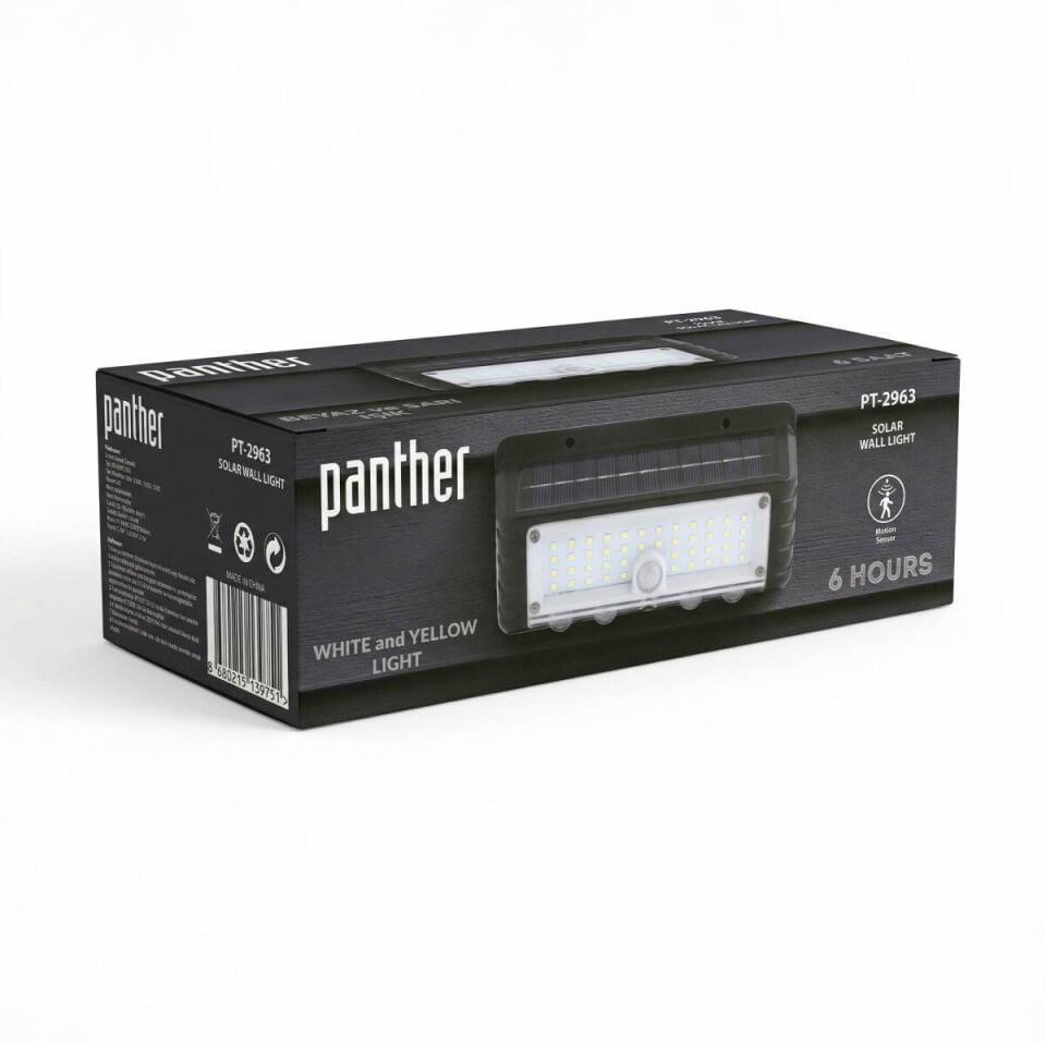 PANTHER PT-2963 SOLAR LED DUVAR LAMBASI