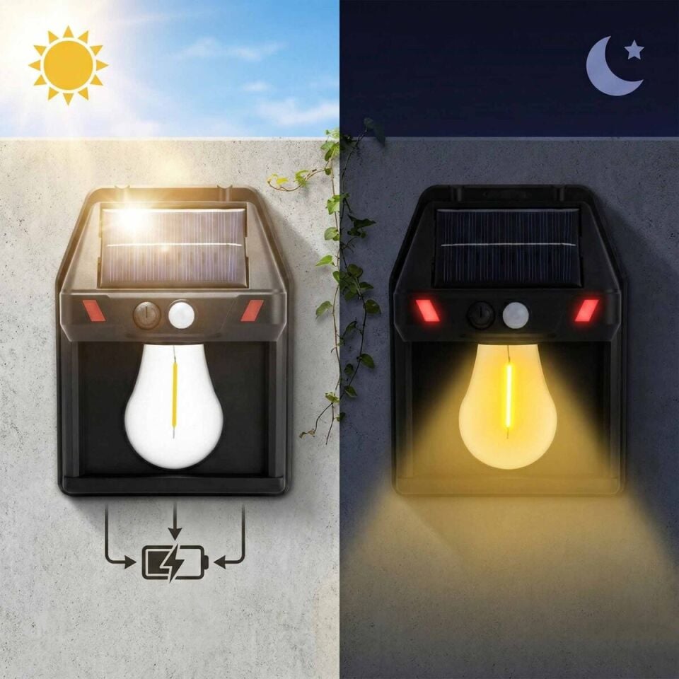 PANTHER PT-2971 SOLAR LED DUVAR LAMBASI